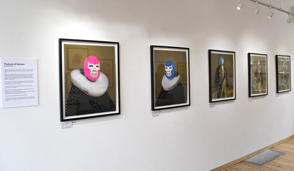 Portrait of Heroes - Solo exhibition at Atom Gallery