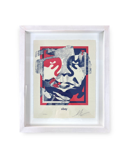 Torn Icon Letterpress by Shepard Fairey